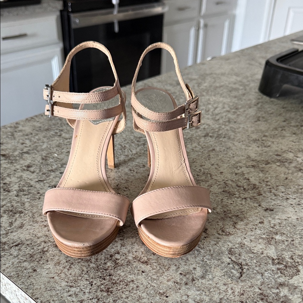 Vince Camuto Blush Pink Heeled Sandals